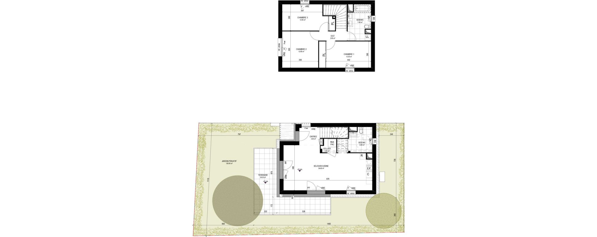 Maison T4 de 95,45 m2 &agrave; Pornichet L hippodrome