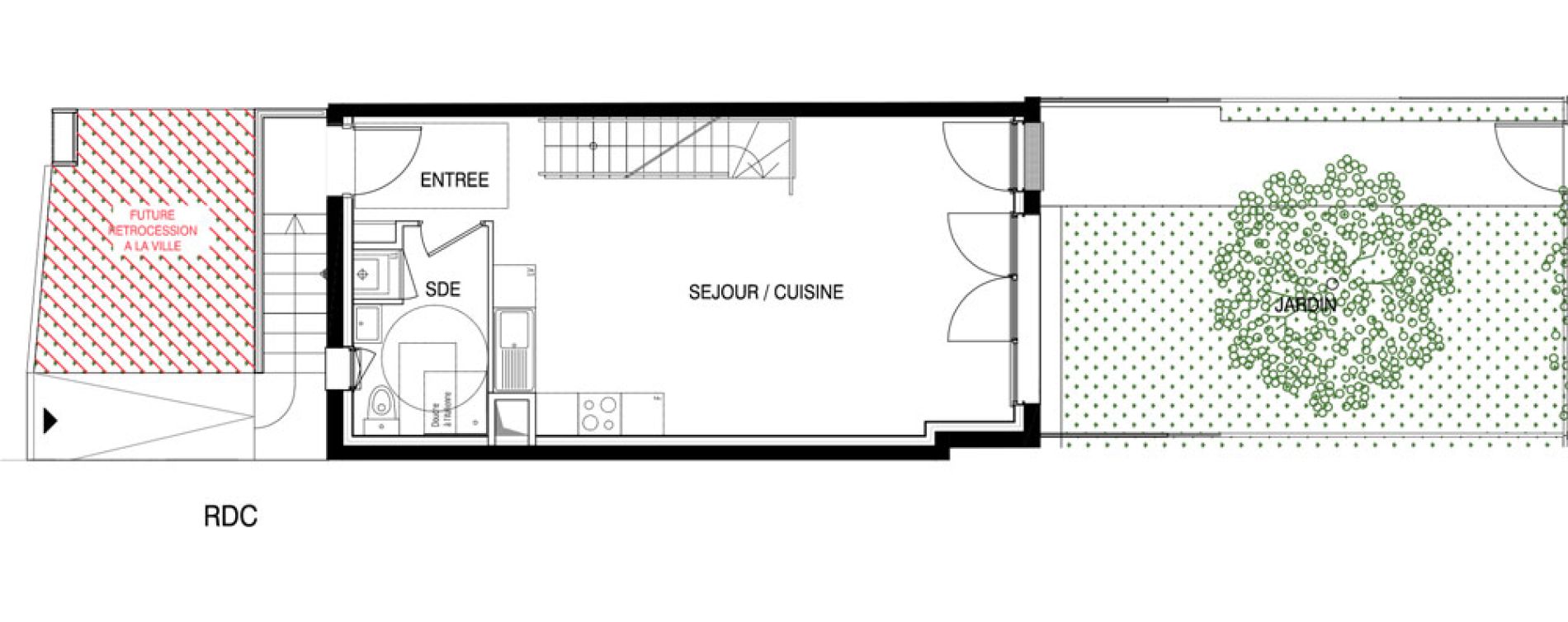 Maison T3 de 75,65 m2 &agrave; Saint-Jean-De-Boiseau Centre