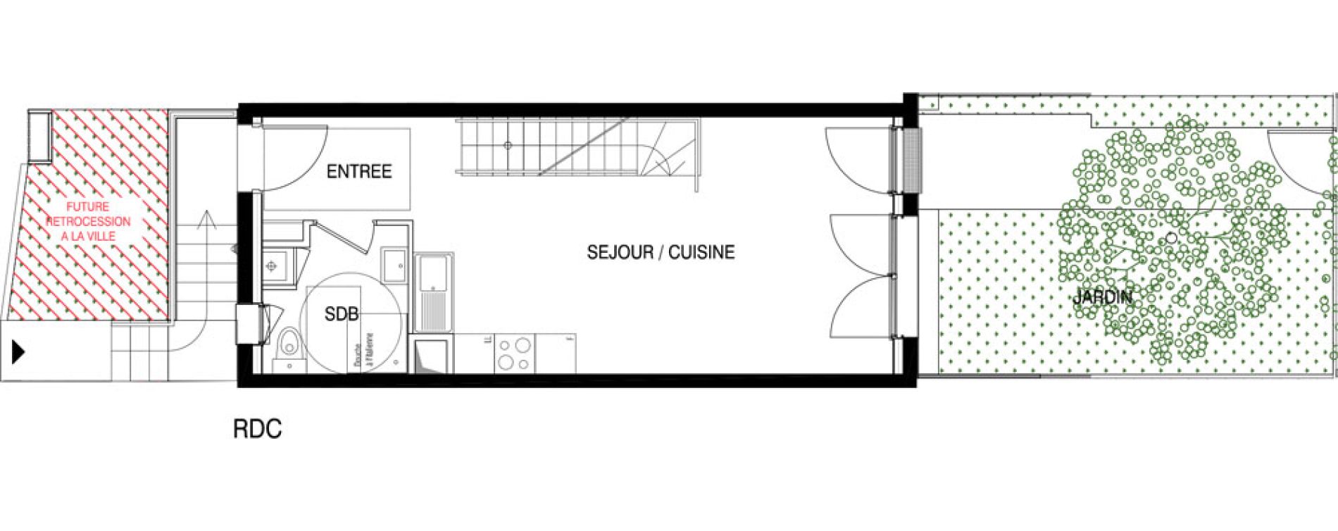 Maison T3 de 63,60 m2 &agrave; Saint-Jean-De-Boiseau Centre
