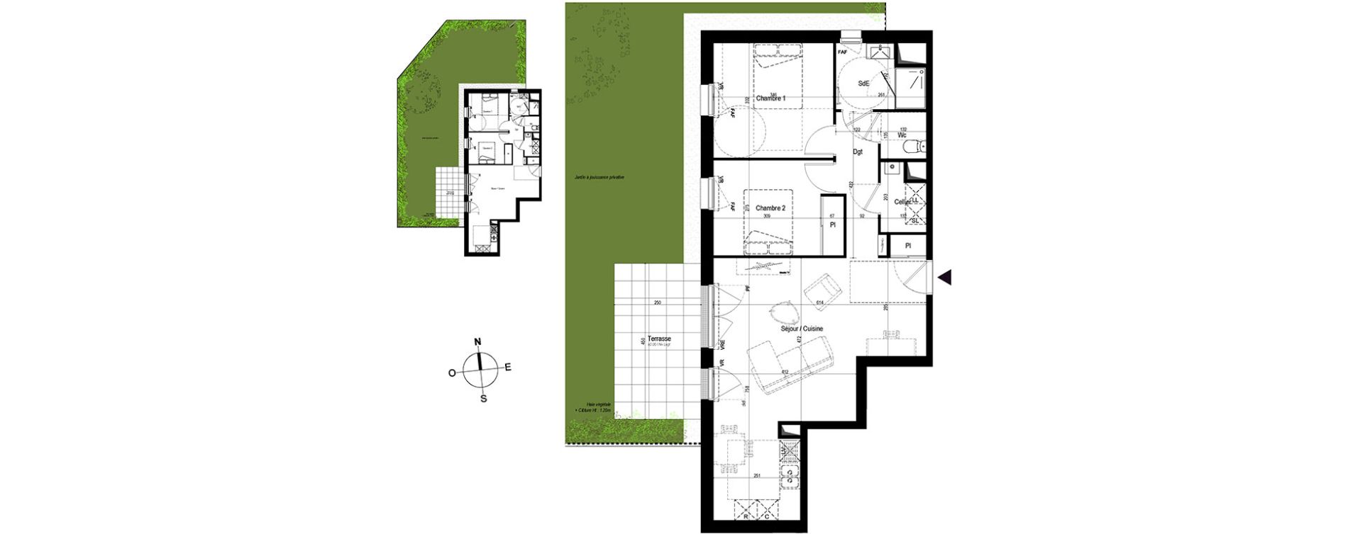 Appartement T3 de 67,25 m2 &agrave; Saint-Nazaire Le petit caporal