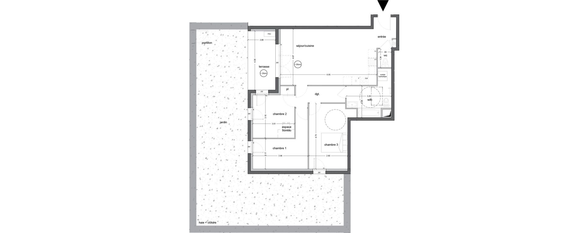 Appartement T4 de 79,31 m2 &agrave; Saint-Nazaire Ville &egrave;s martin