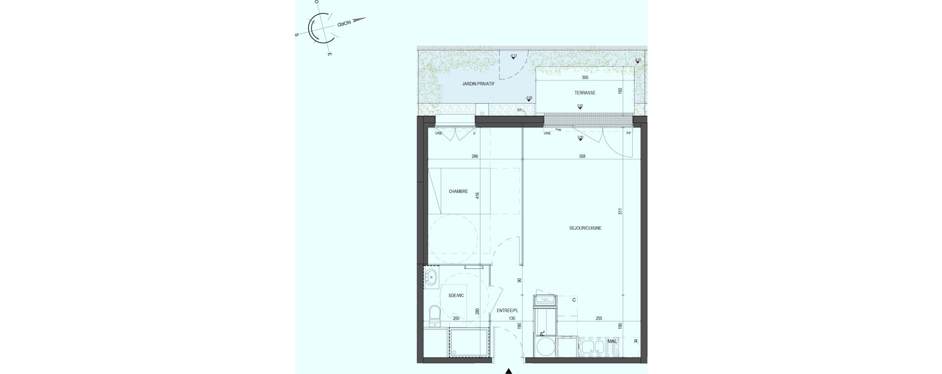 Appartement T2 de 43,85 m2 &agrave; Saint-Philbert-De-Grand-Lieu Centre