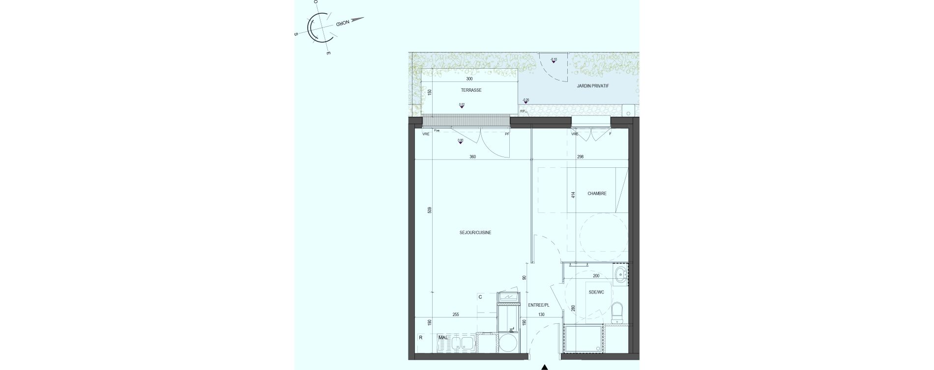 Appartement T2 de 44,30 m2 &agrave; Saint-Philbert-De-Grand-Lieu Centre