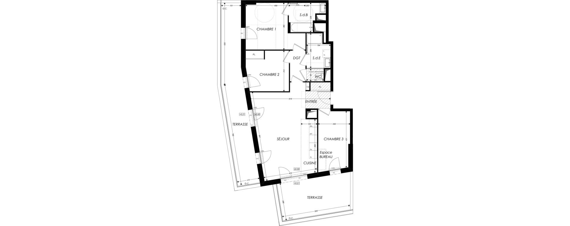 Appartement T4 de 80,30 m2 &agrave; Sainte-Luce-Sur-Loire Centre