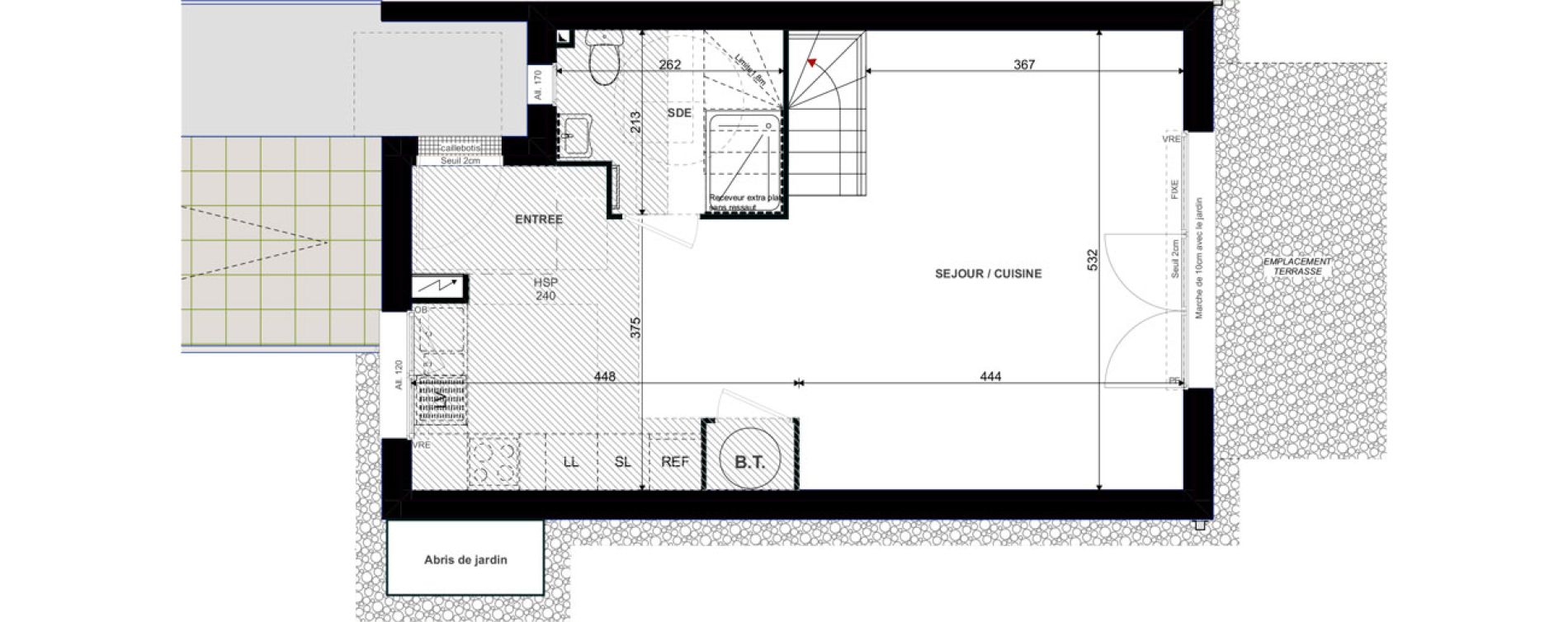 Maison T4 de 85,23 m2 &agrave; Sautron Centre