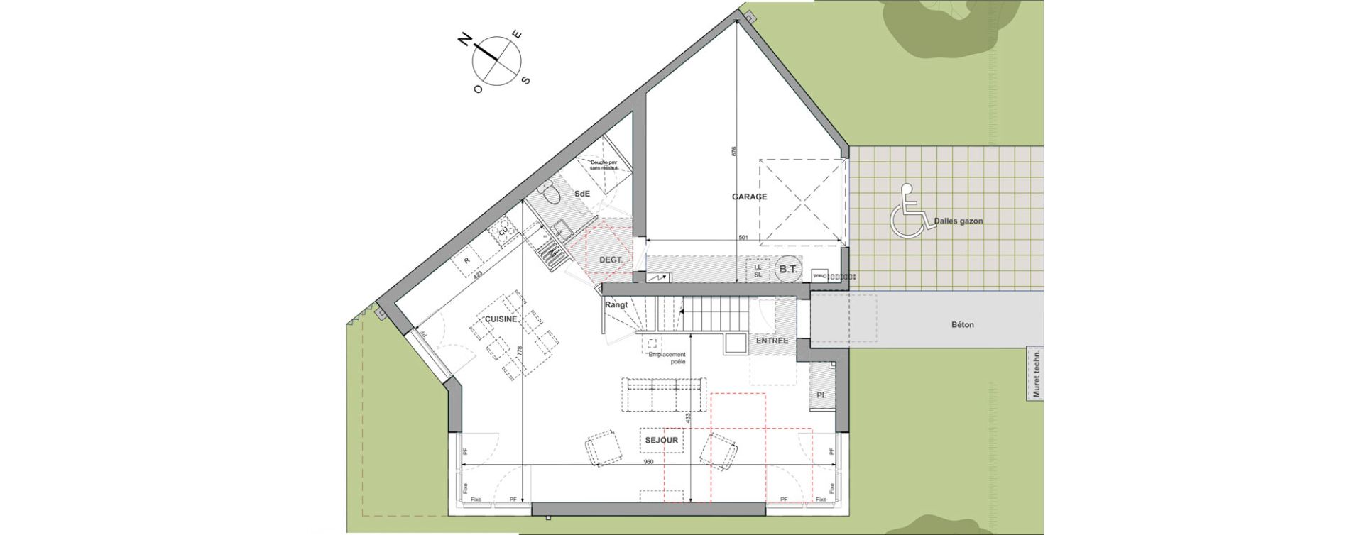 Maison T4 de 107,60 m2 &agrave; Sautron Centre
