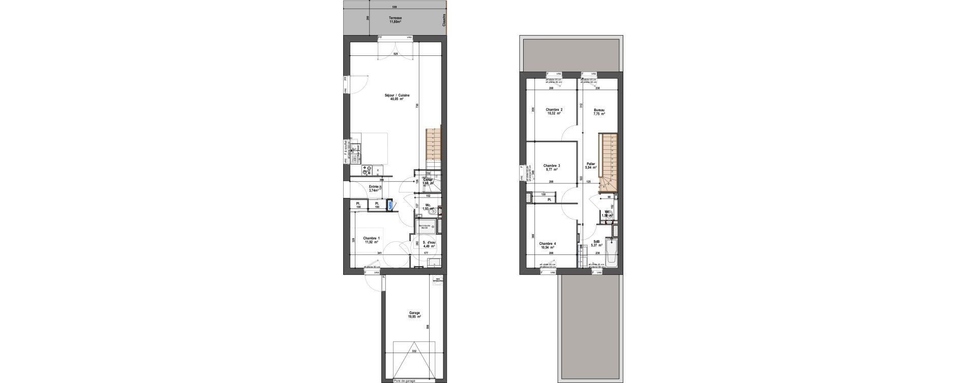 Maison T5 de 115,00 m2 &agrave; Angers Vauban