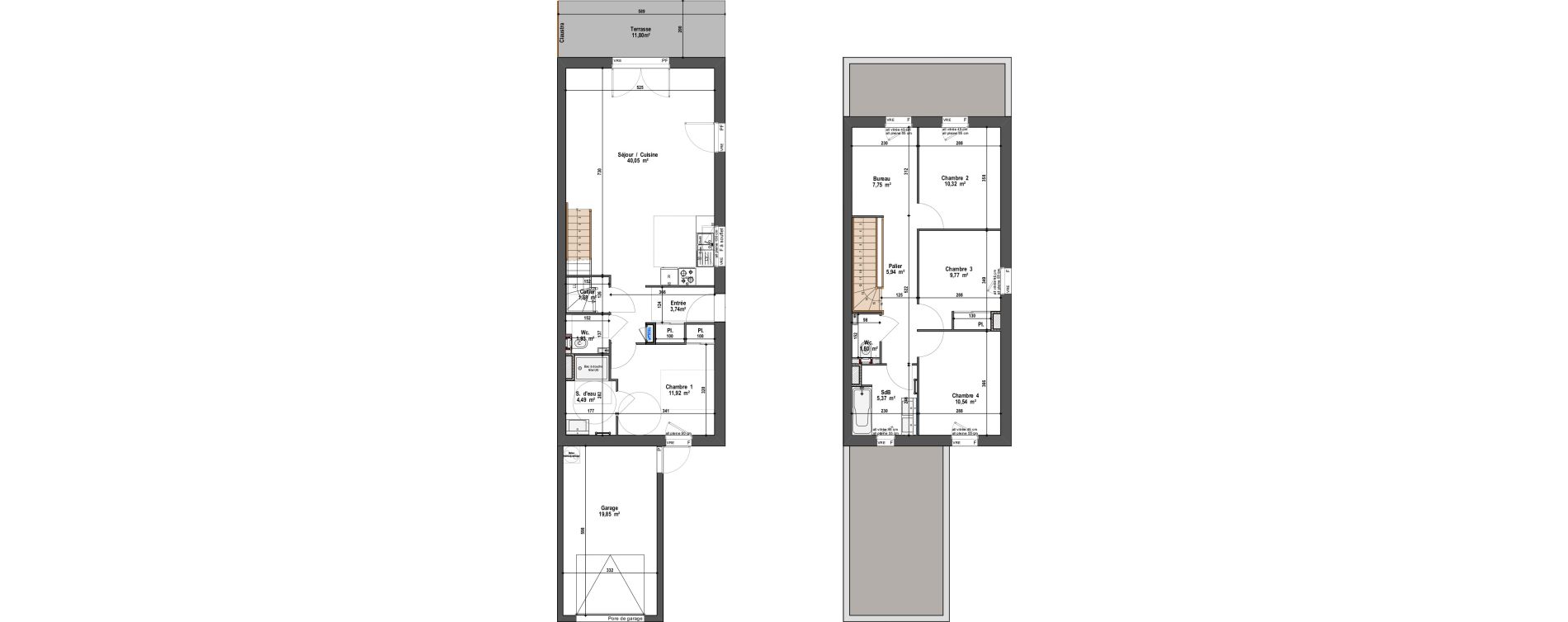 Maison T5 de 115,00 m2 &agrave; Angers Vauban