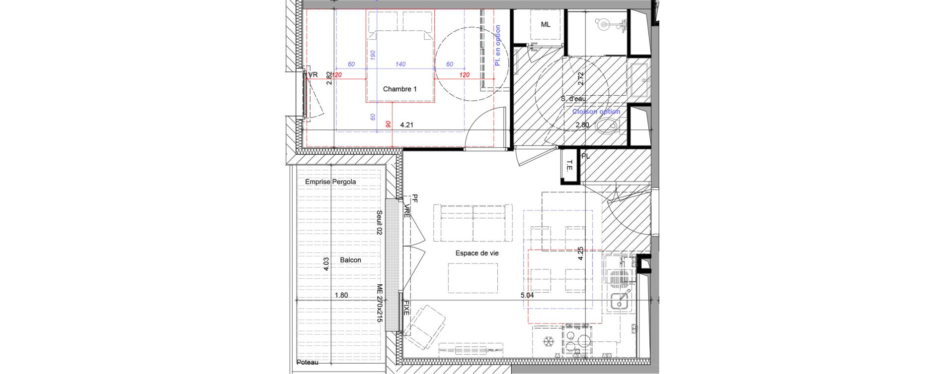 Appartement T2 de 38,88 m2 &agrave; Chalonnes-Sur-Loire Centre