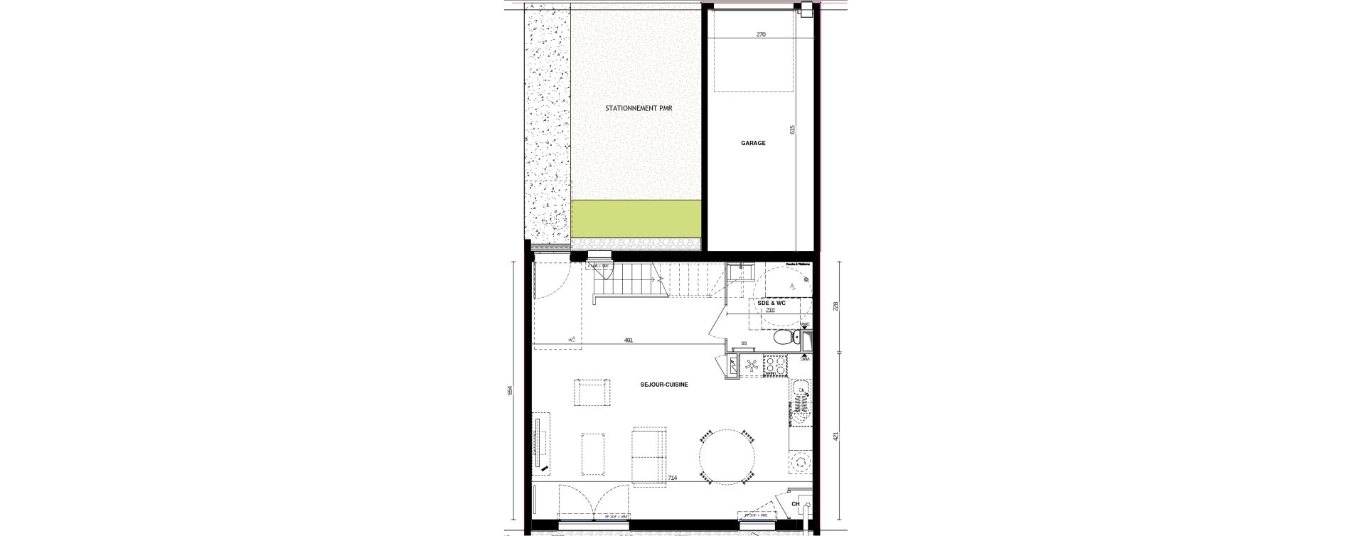 Maison T4 de 86,30 m2 &agrave; Chemill&eacute; Chemille en anjou