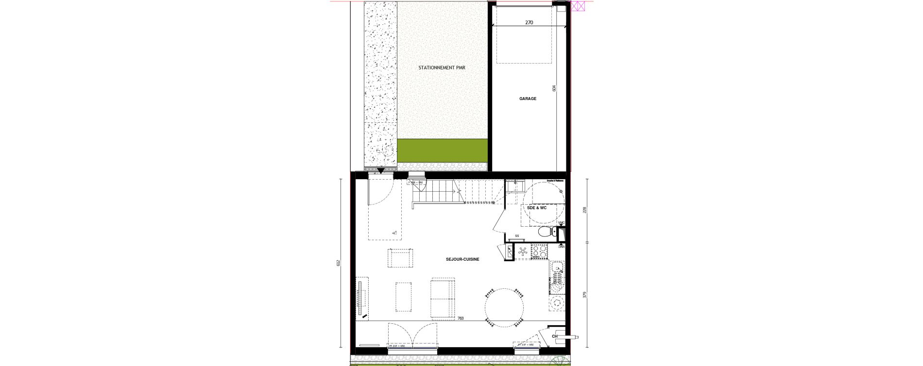 Maison T4 de 86,20 m2 &agrave; Chemill&eacute; Chemille en anjou