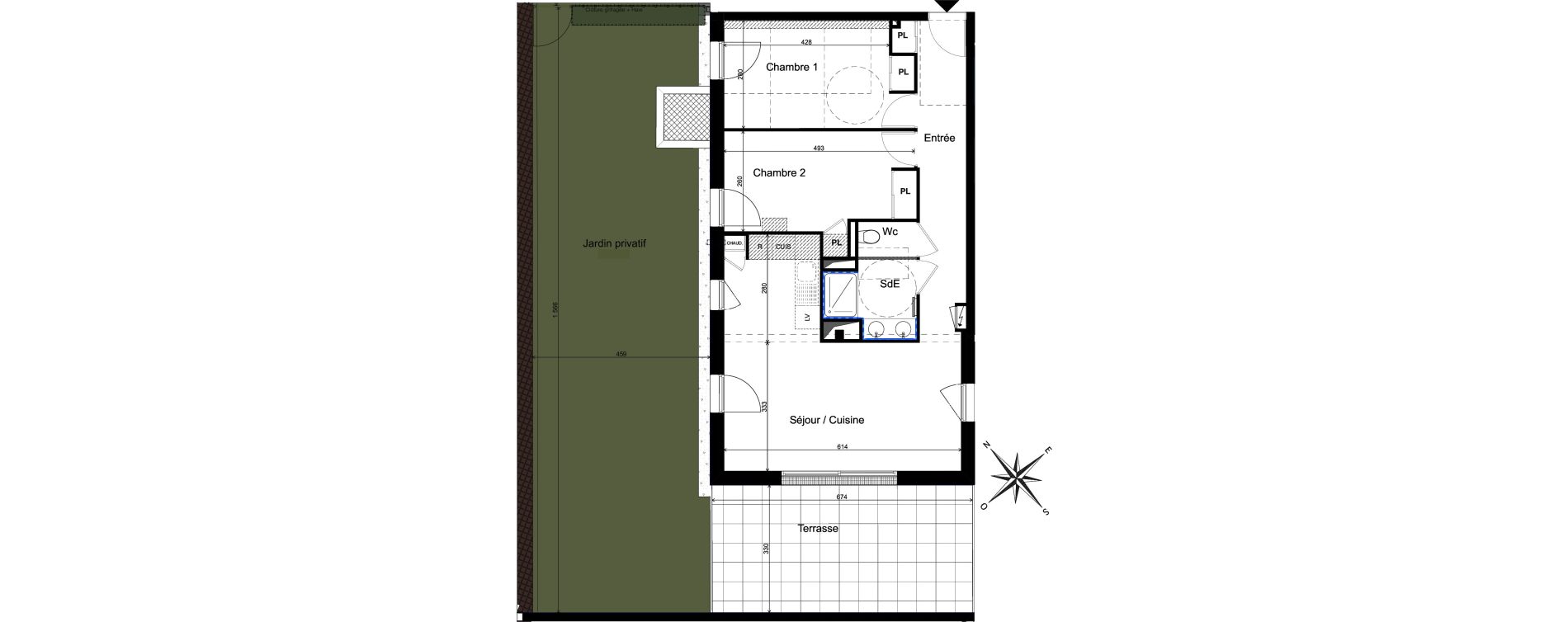Appartement T3 de 69,53 m2 &agrave; Cholet La casse