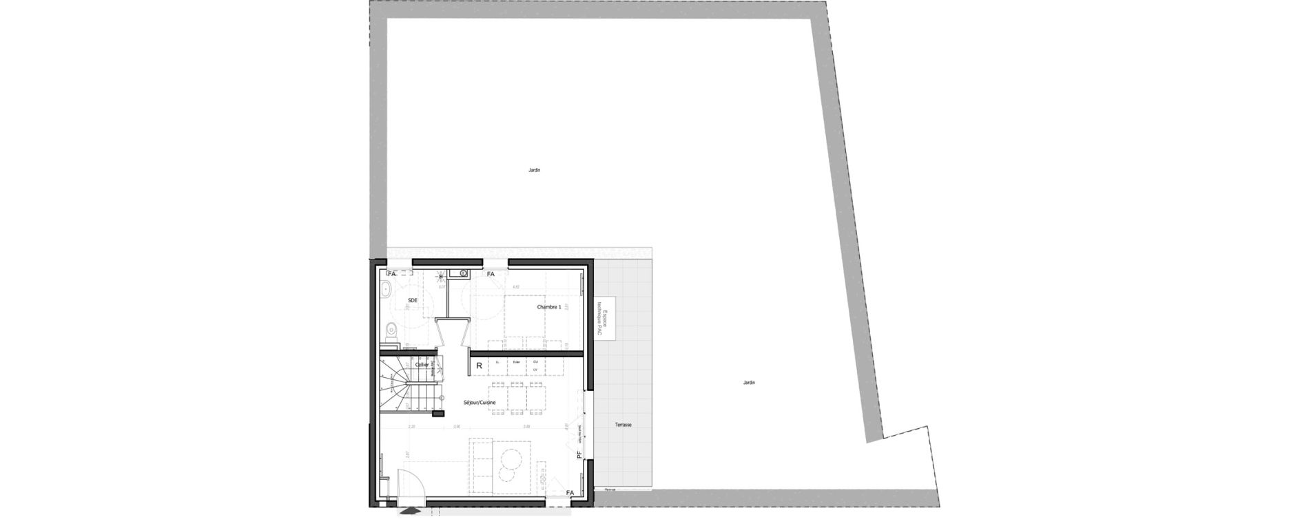 Appartement T5 de 95,17 m2 au Mans Nationale
