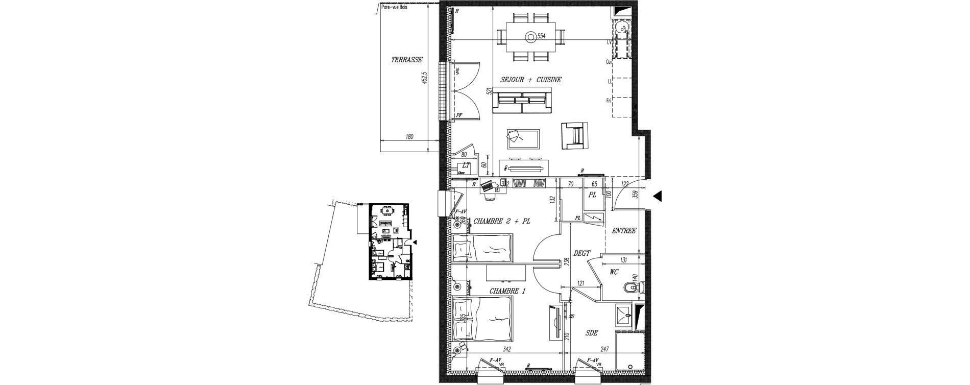 Appartement T3 de 62,70 m2 &agrave; Fontenay-Le-Comte Bouriot