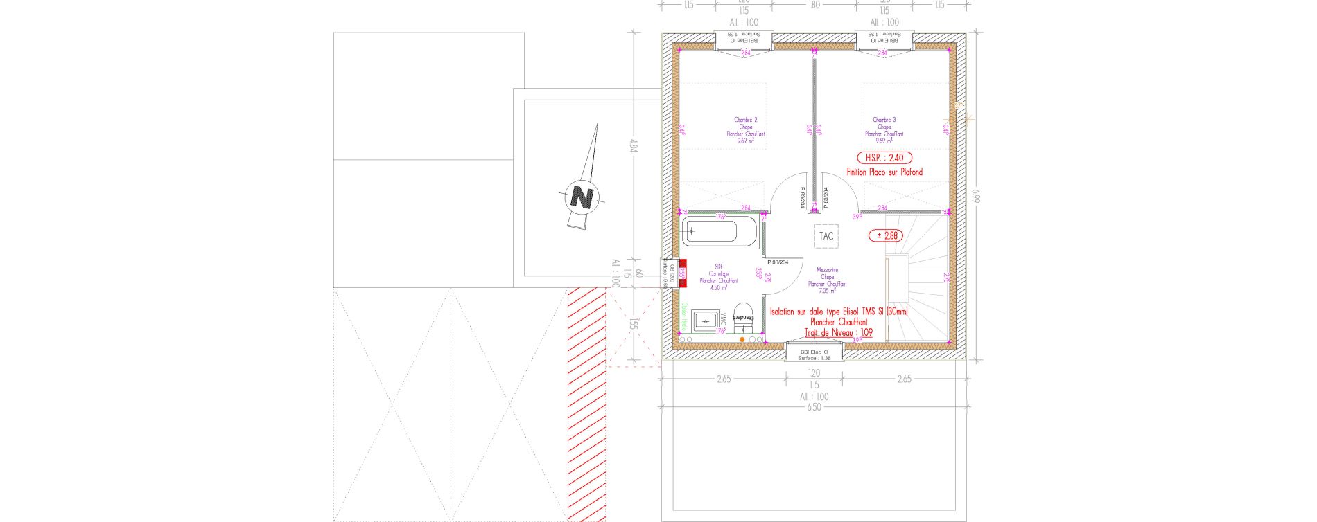 Maison T4 de 91,79 m2 &agrave; La Mothe-Achard Centre