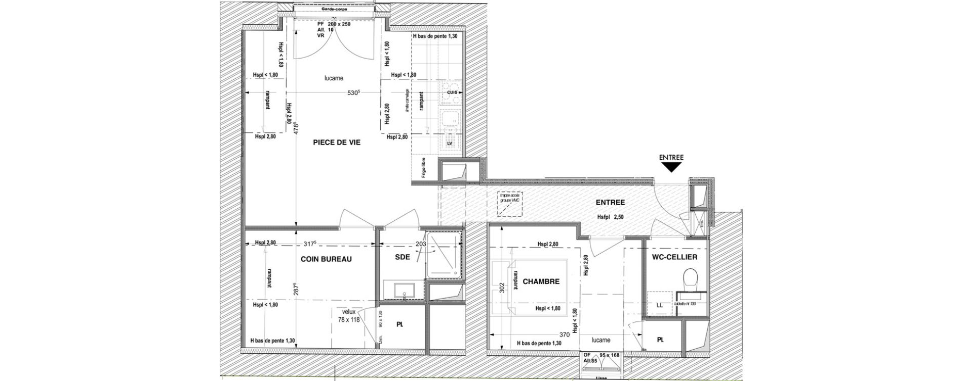 Appartement T2 de 46,40 m2 &agrave; La Roche-Sur-Yon Pentagone