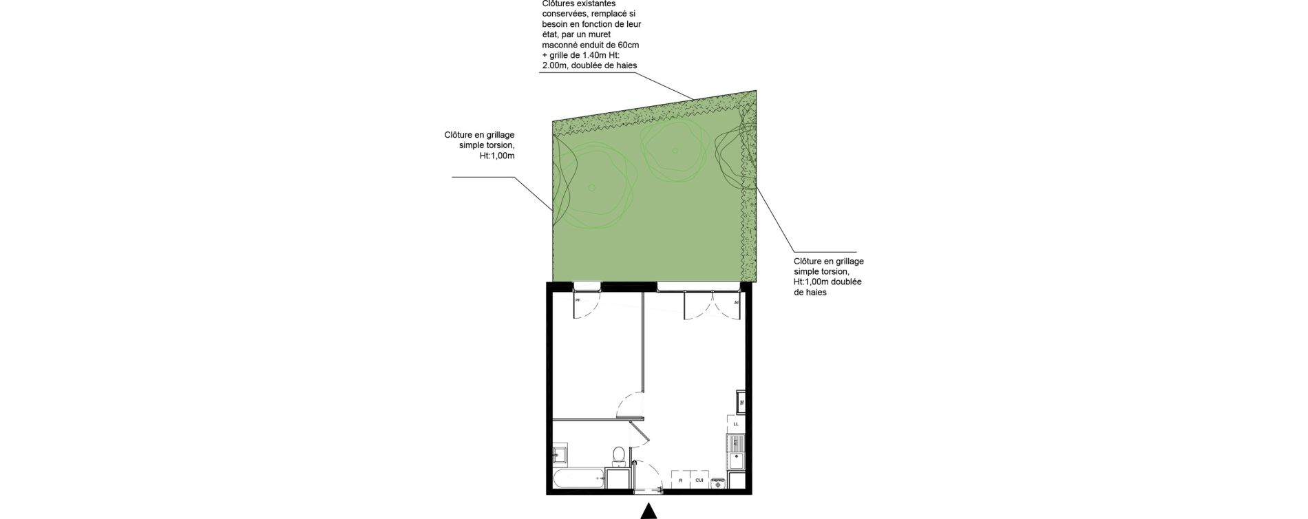 Appartement T2 de 38,34 m2 &agrave; La Roche-Sur-Yon La petite rochette