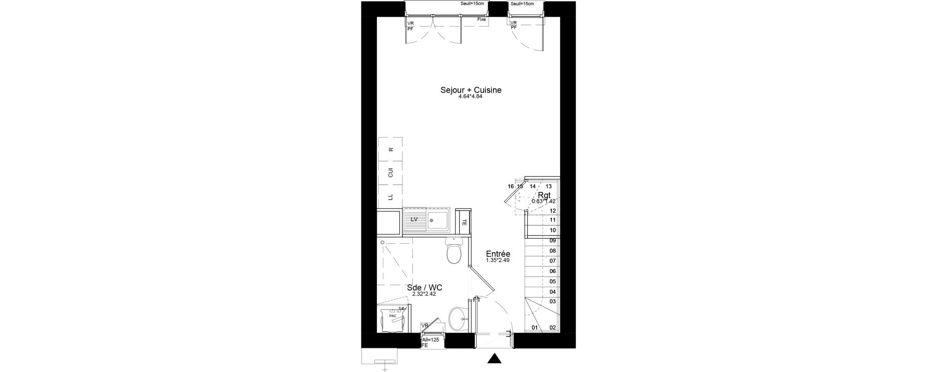 Maison T3 de 64,32 m2 &agrave; La Roche-Sur-Yon La petite rochette