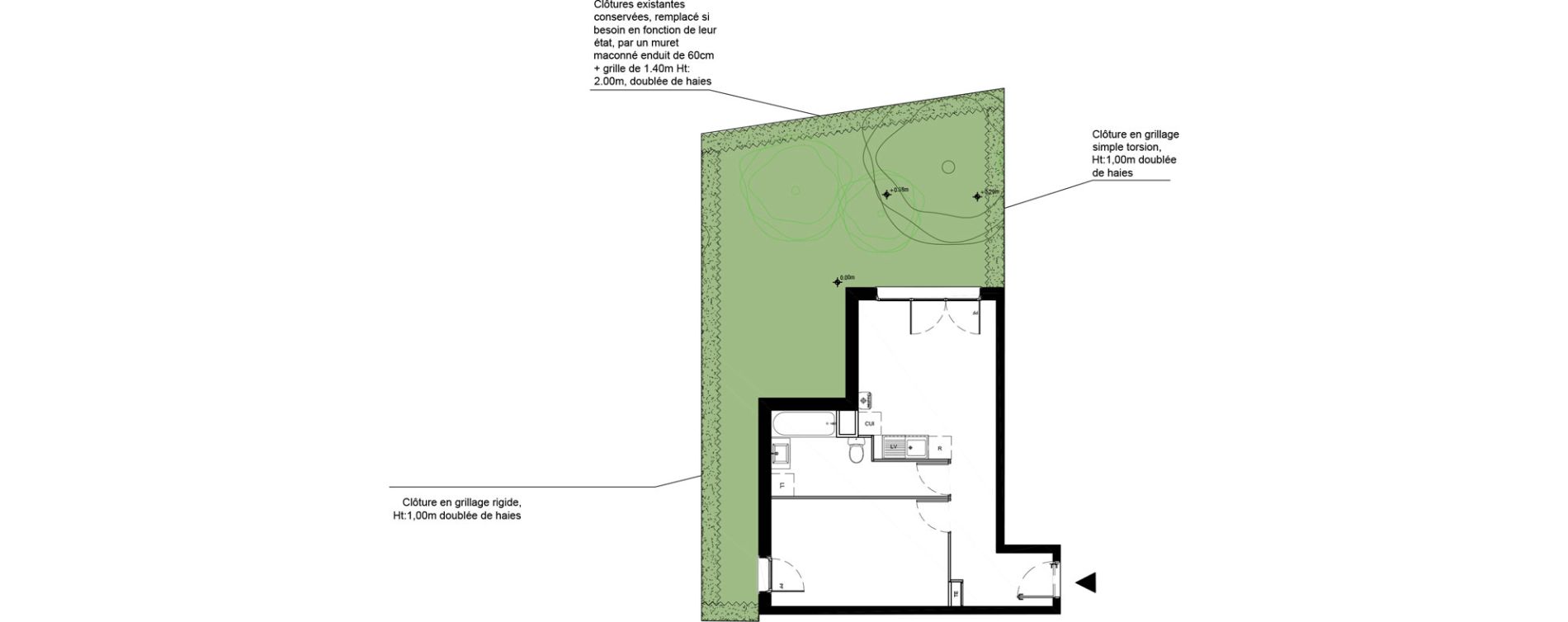 Appartement T2 de 41,35 m2 &agrave; La Roche-Sur-Yon La petite rochette