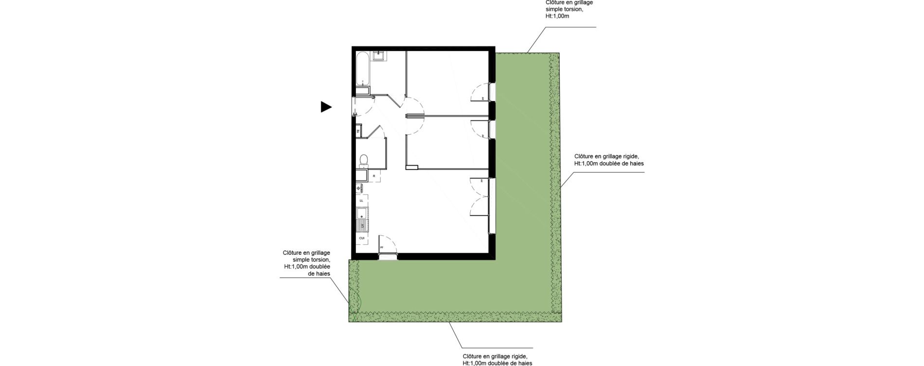 Appartement T3 de 54,16 m2 &agrave; La Roche-Sur-Yon La petite rochette