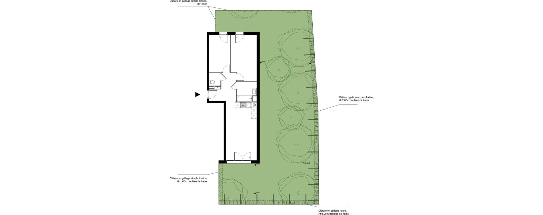 Appartement T3 de 59,62 m2 &agrave; La Roche-Sur-Yon La petite rochette