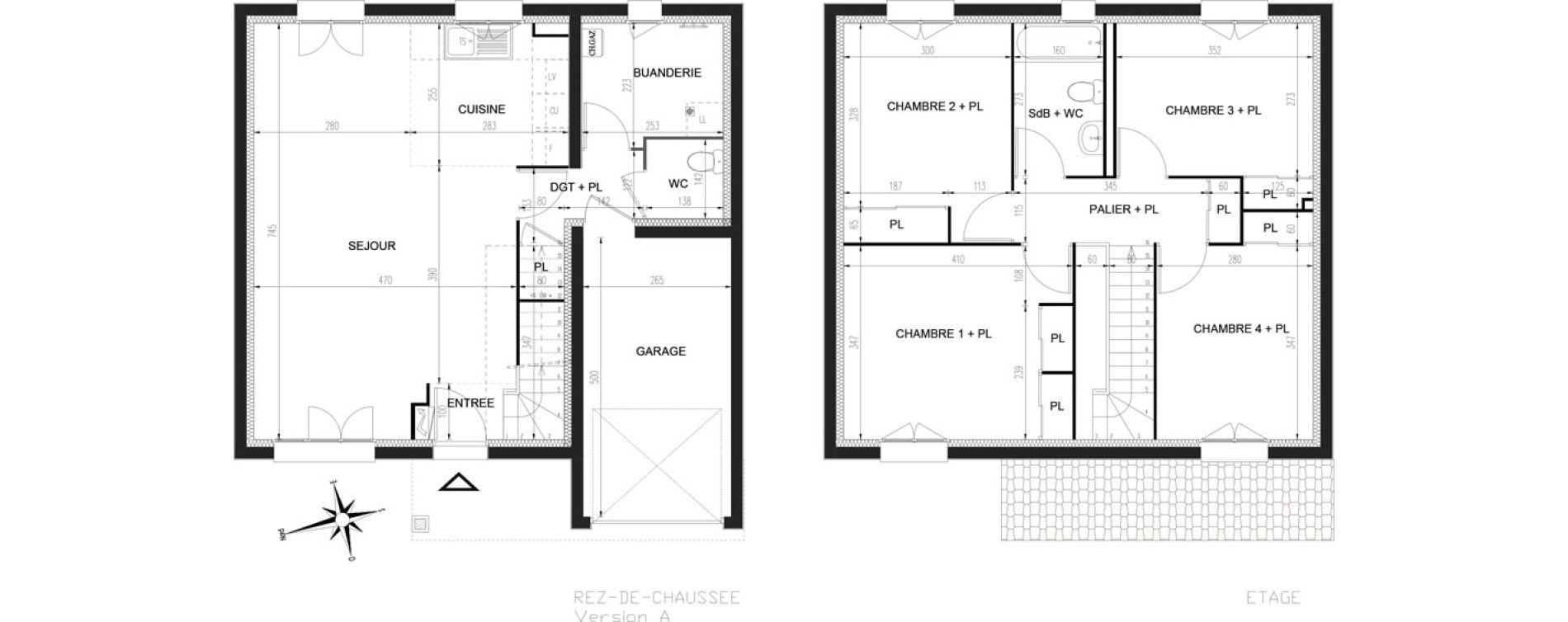 Maison T6 de 103,60 m2 &agrave; La Roche-Sur-Yon Bourg sous la roche