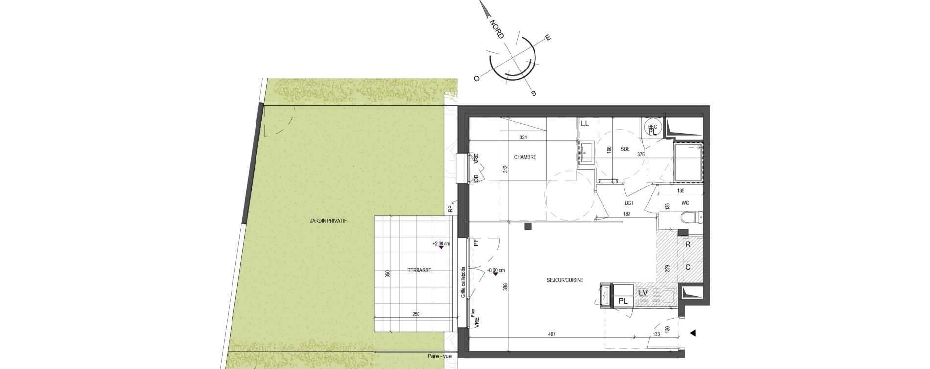 Appartement T2 de 45,90 m2 &agrave; La Roche-Sur-Yon Jean yole