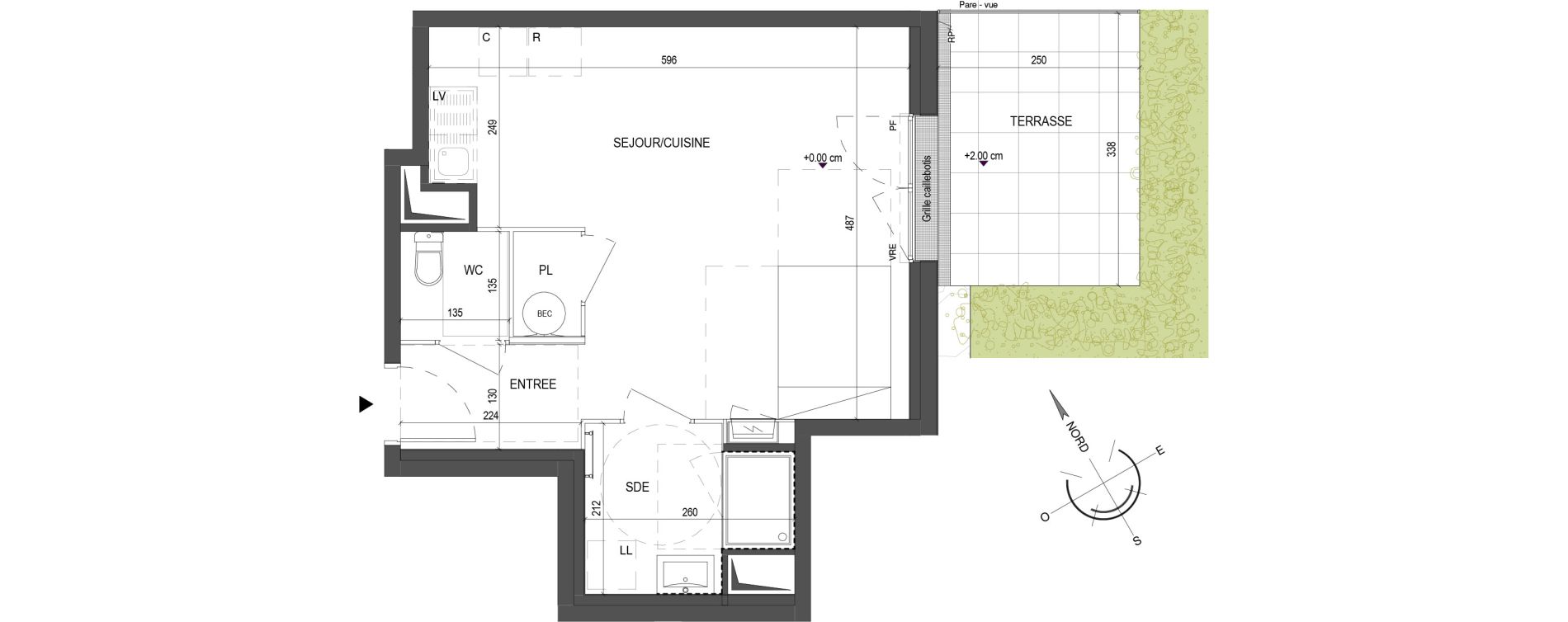 Appartement T1 de 34,65 m2 &agrave; La Roche-Sur-Yon Jean yole