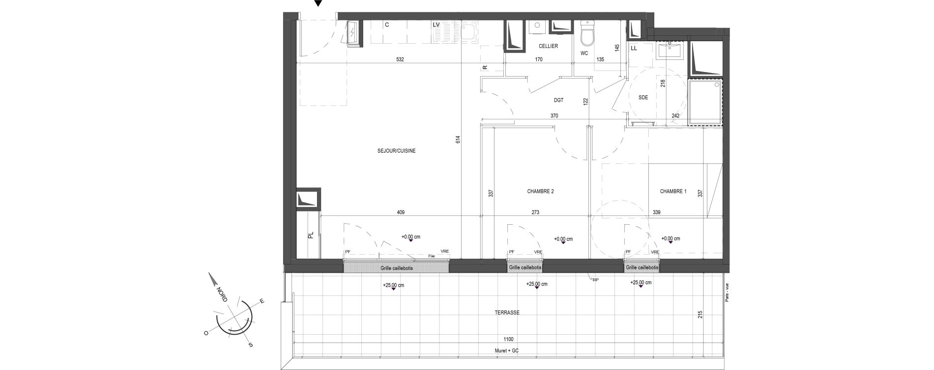 Appartement T3 de 62,45 m2 &agrave; La Roche-Sur-Yon Jean yole