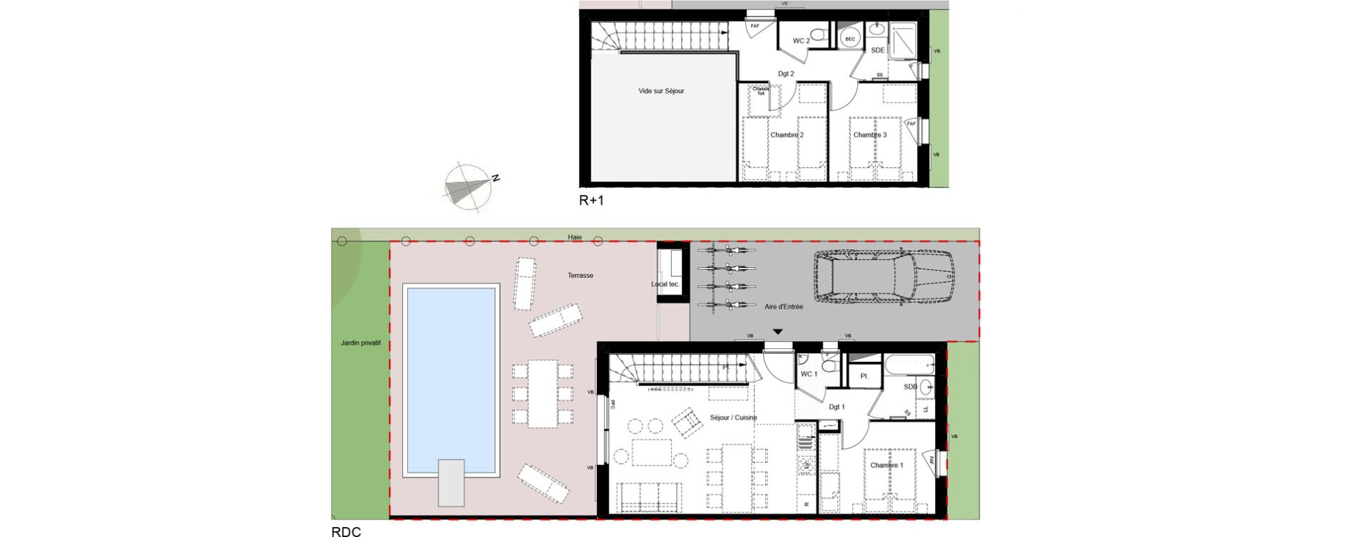 Villa T4 de 71,26 m2 aux Sables-D'Olonne Centre