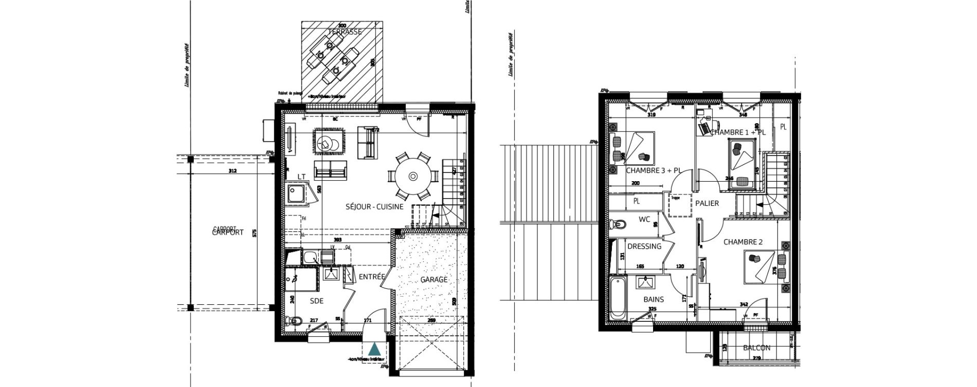 Maison T4 de 90,34 m2 aux Sables-D'Olonne La gu&eacute;rini&egrave;re