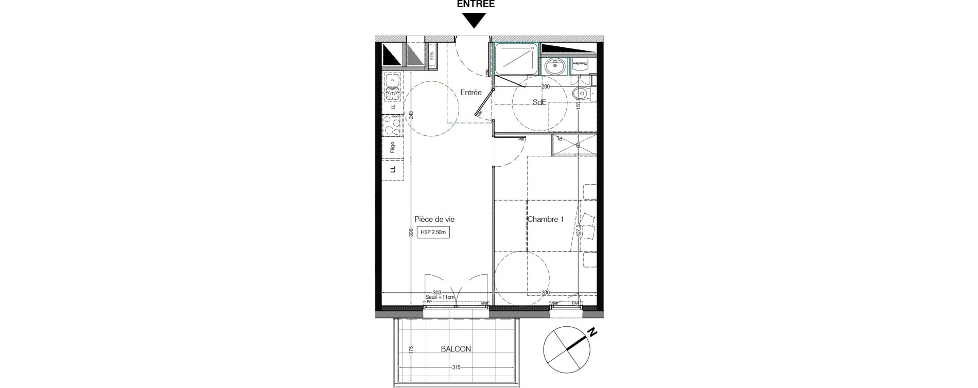 Appartement T2 de 40,00 m2 &agrave; Montaigu Centre
