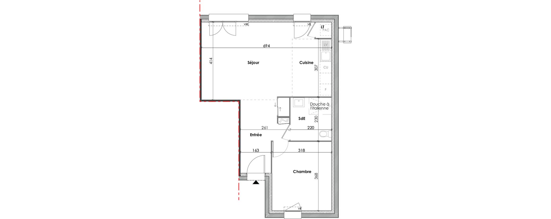 Maison T2 de 53,25 m2 &agrave; Notre-Dame-De-Monts Centre