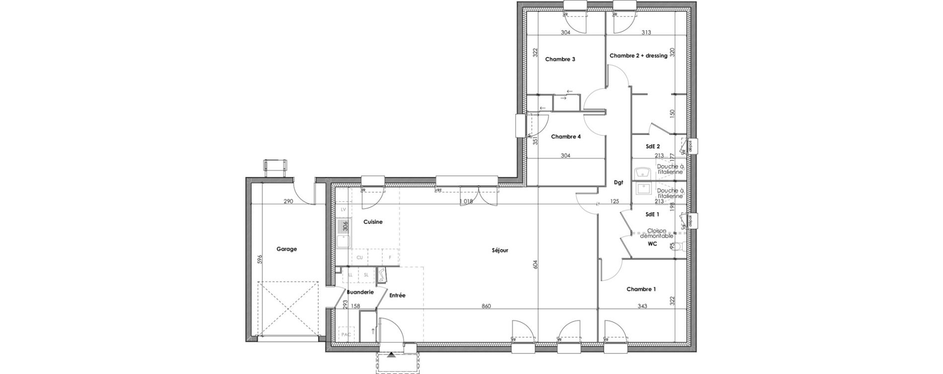 Maison T5 de 122,45 m2 &agrave; Notre-Dame-De-Monts Centre