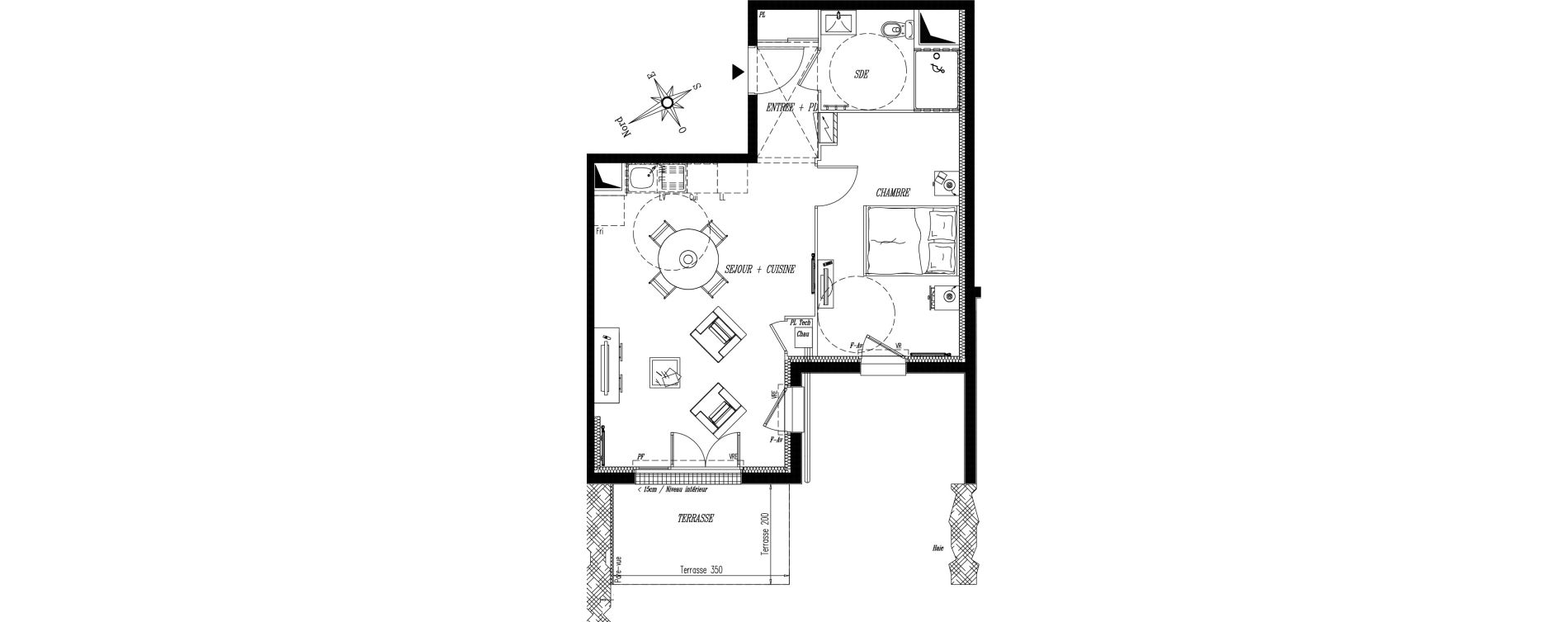 Appartement T2 de 46,48 m2 &agrave; Saint-Gilles-Croix-De-Vie Saint gilles