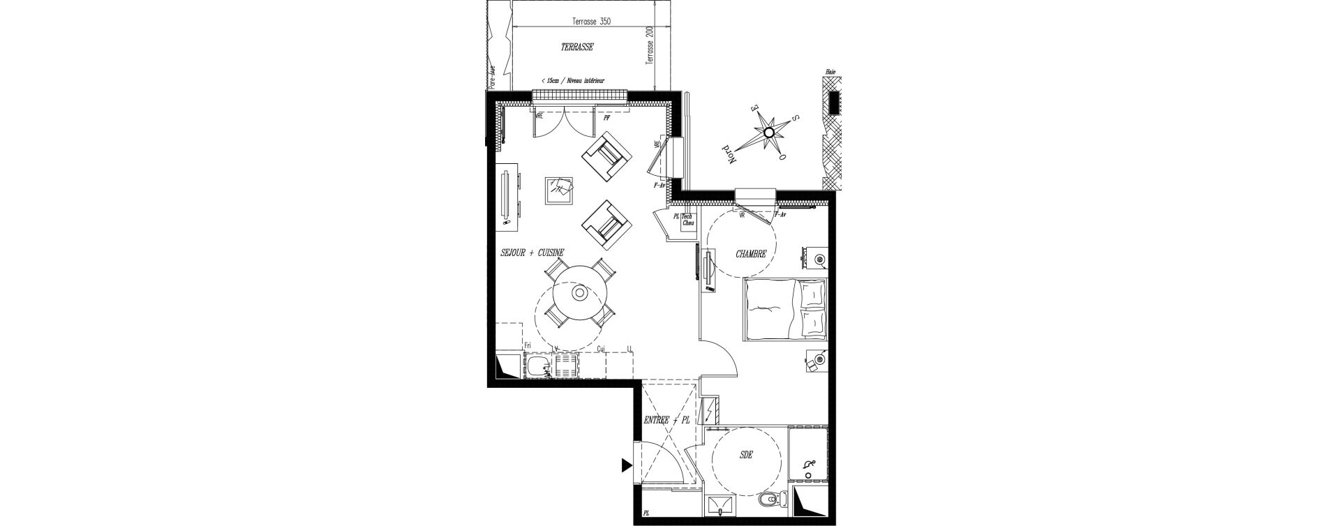 Appartement T2 de 47,31 m2 &agrave; Saint-Gilles-Croix-De-Vie Saint gilles