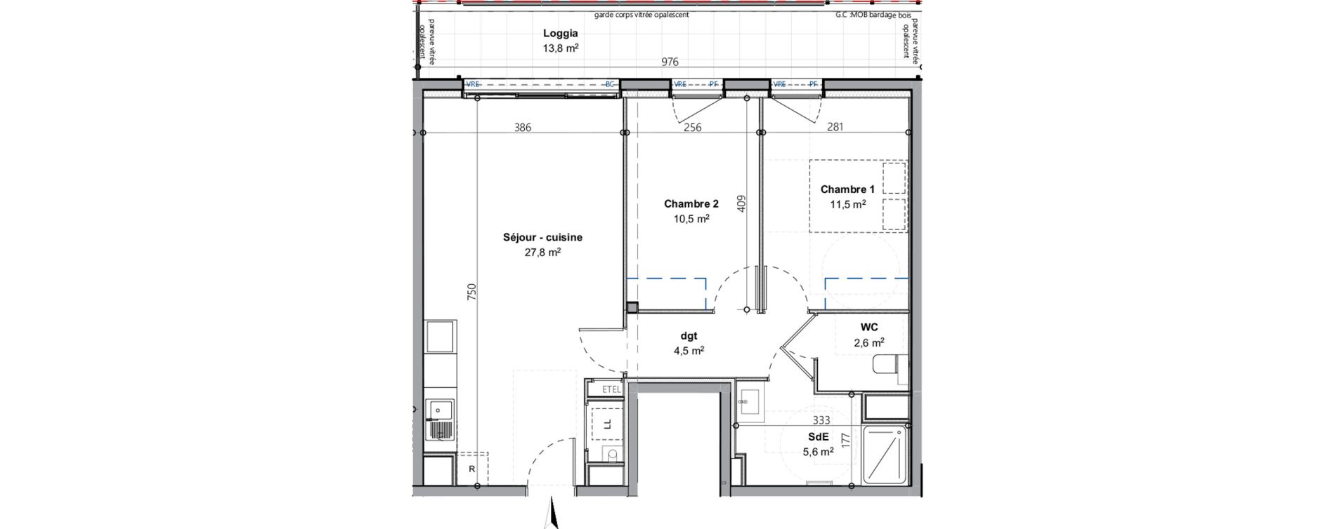 Appartement T3 de 62,50 m2 &agrave; Saint-Gilles-Croix-De-Vie Croix de vie