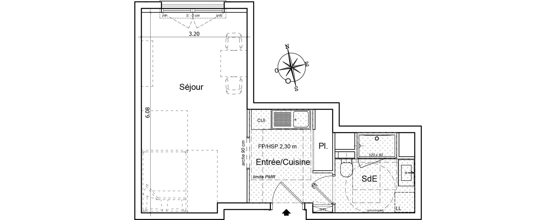 Appartement T1 de 31,21 m2 &agrave; Saint-Gilles-Croix-De-Vie Saint gilles