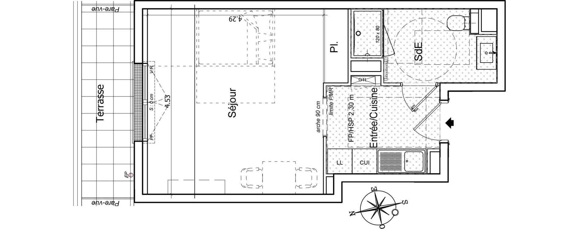 Appartement T1 de 31,82 m2 &agrave; Saint-Gilles-Croix-De-Vie Saint gilles