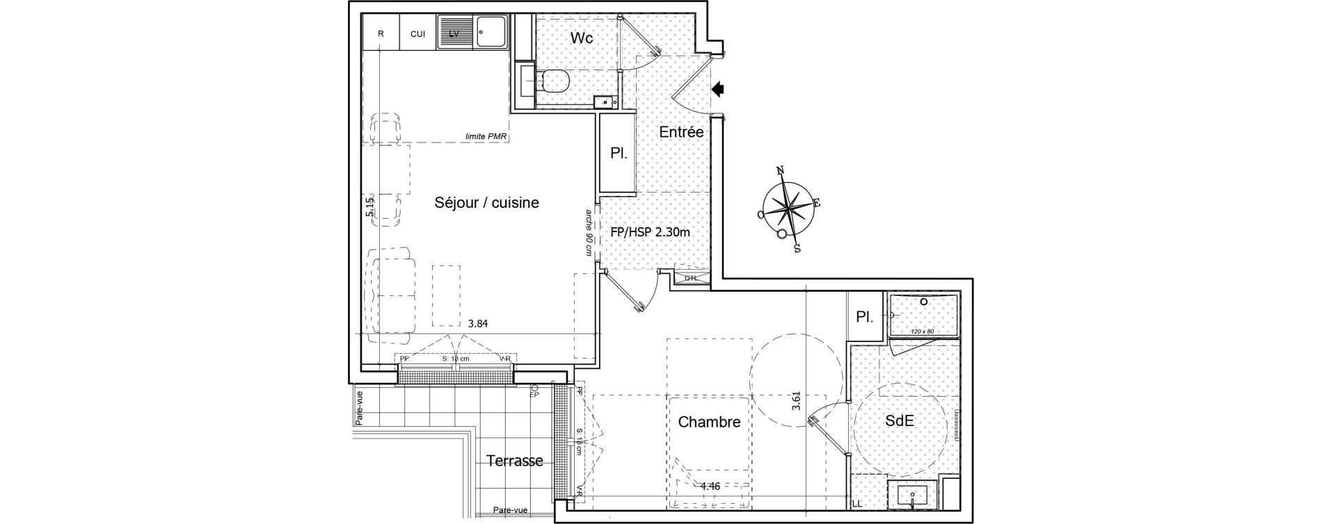 Appartement T2 de 50,91 m2 &agrave; Saint-Gilles-Croix-De-Vie Saint gilles
