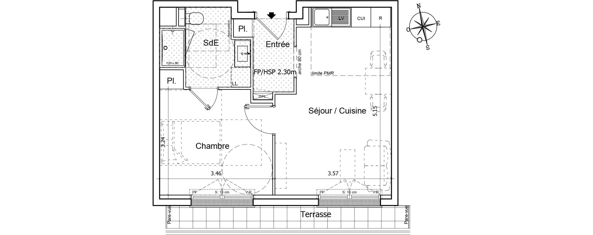 Appartement T2 de 38,30 m2 &agrave; Saint-Gilles-Croix-De-Vie Saint gilles