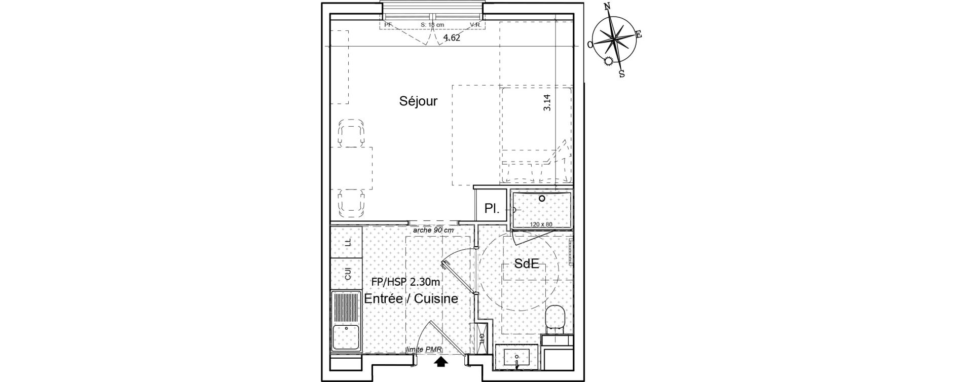 Appartement T1 de 28,57 m2 &agrave; Saint-Gilles-Croix-De-Vie Saint gilles