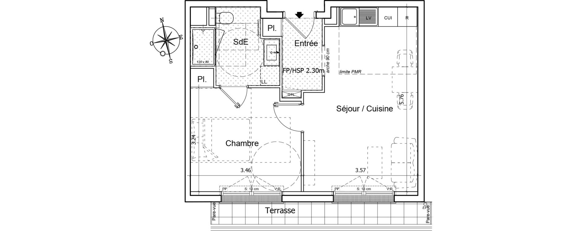 Appartement T2 de 38,30 m2 &agrave; Saint-Gilles-Croix-De-Vie Saint gilles