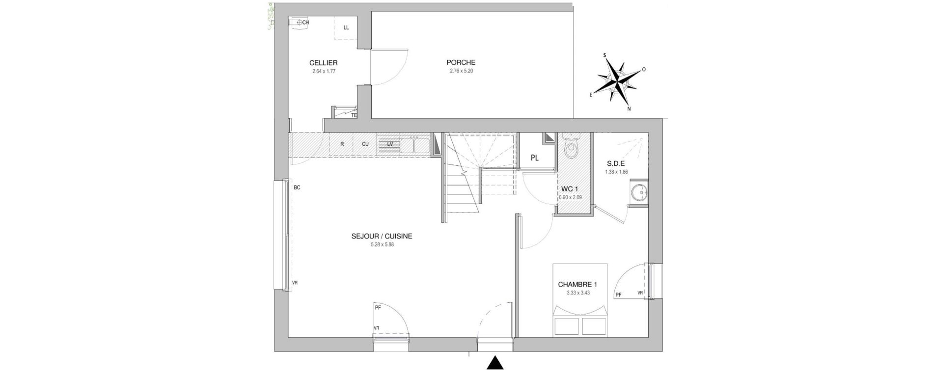 Maison T4 de 84,29 m2 &agrave; Saint-Jean-De-Monts Les verres