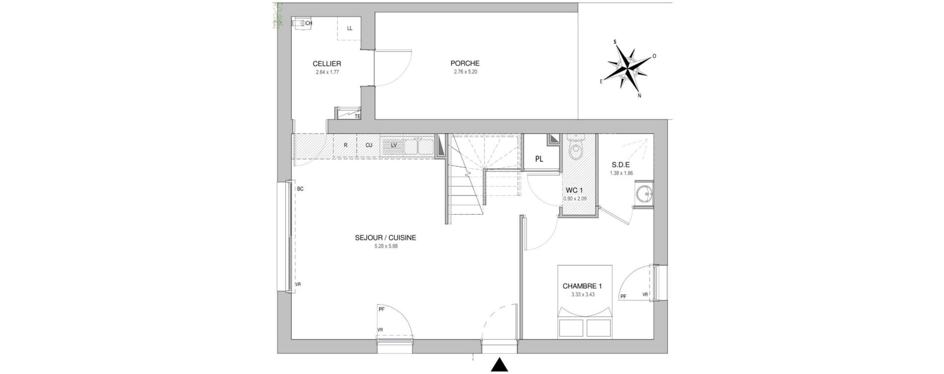 Maison T4 de 84,29 m2 &agrave; Saint-Jean-De-Monts Les verres