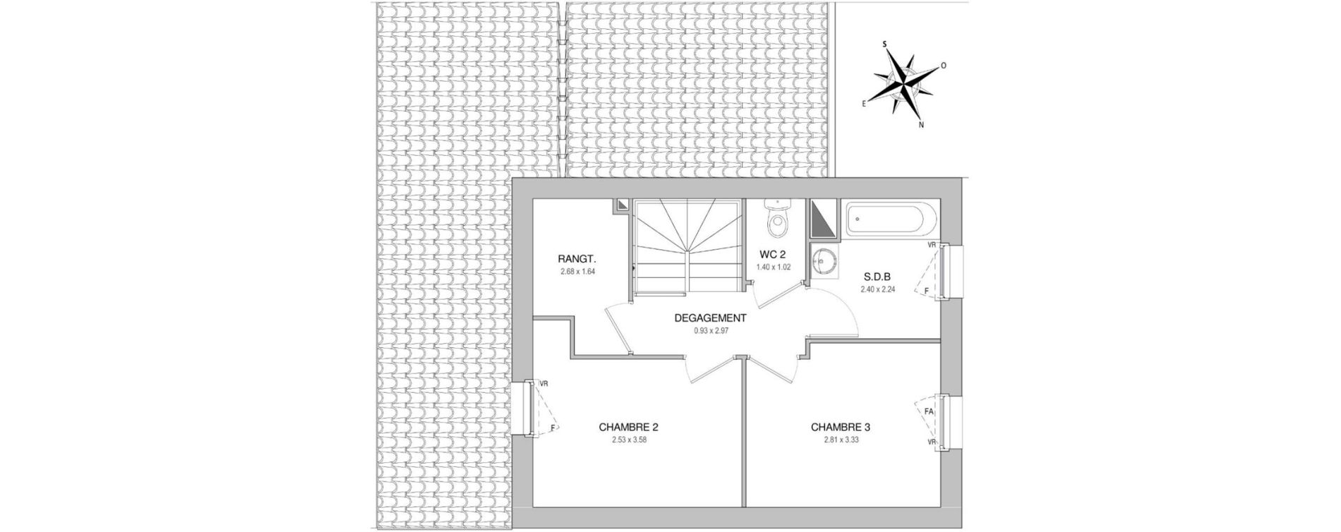 Maison T4 de 84,29 m2 &agrave; Saint-Jean-De-Monts Les verres