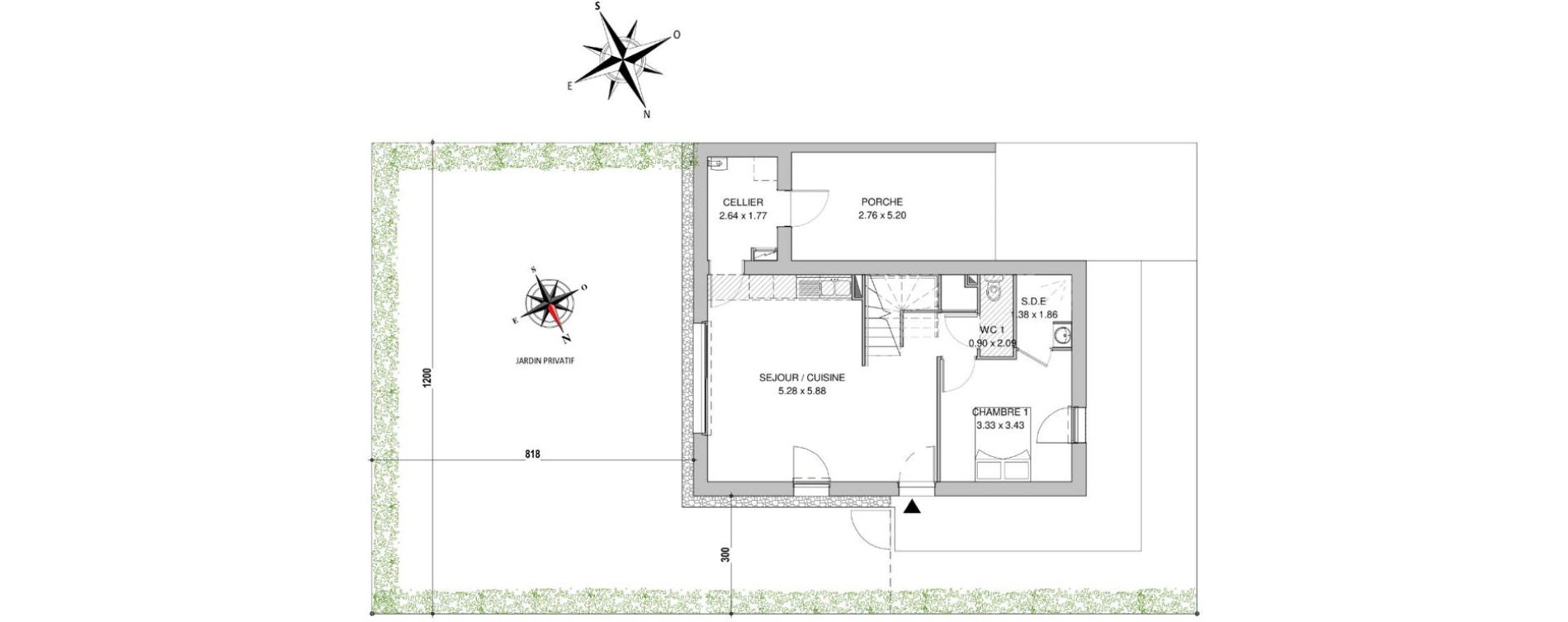 Maison T4 de 84,29 m2 &agrave; Saint-Jean-De-Monts Les verres