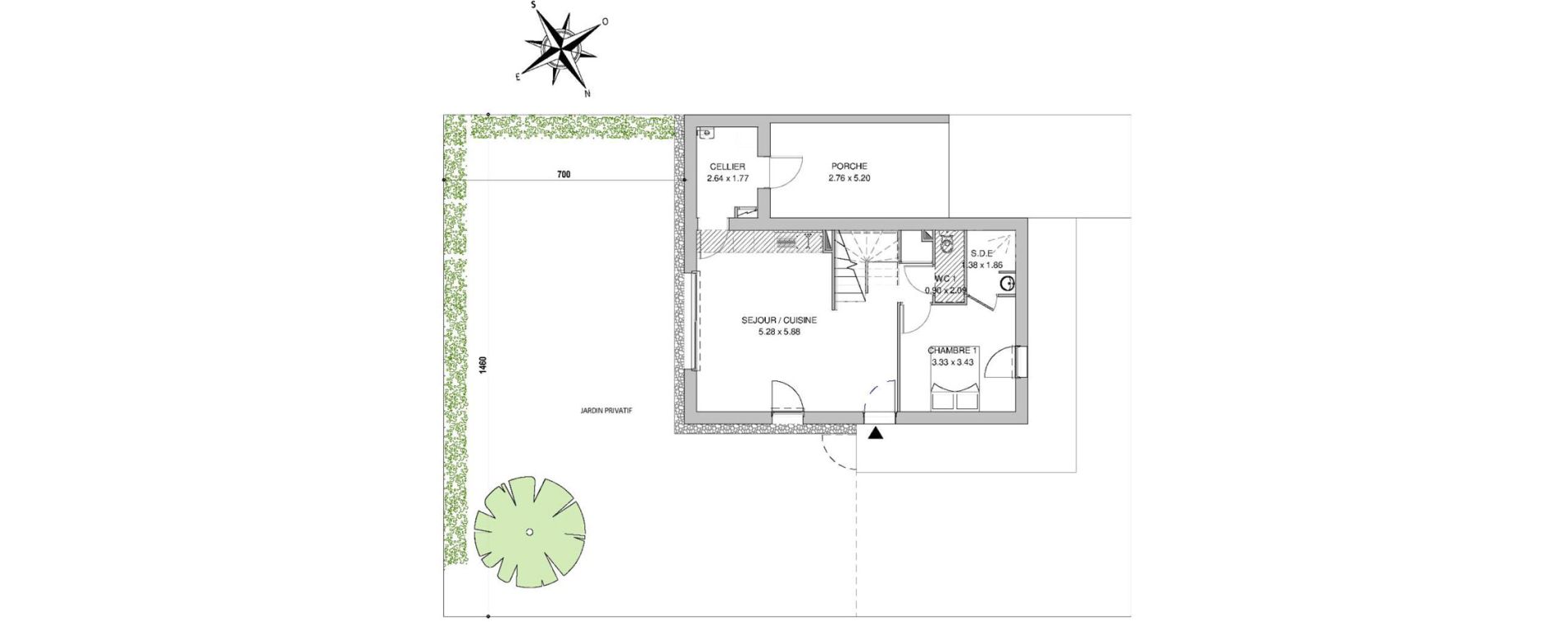 Maison T4 de 84,29 m2 &agrave; Saint-Jean-De-Monts Les verres