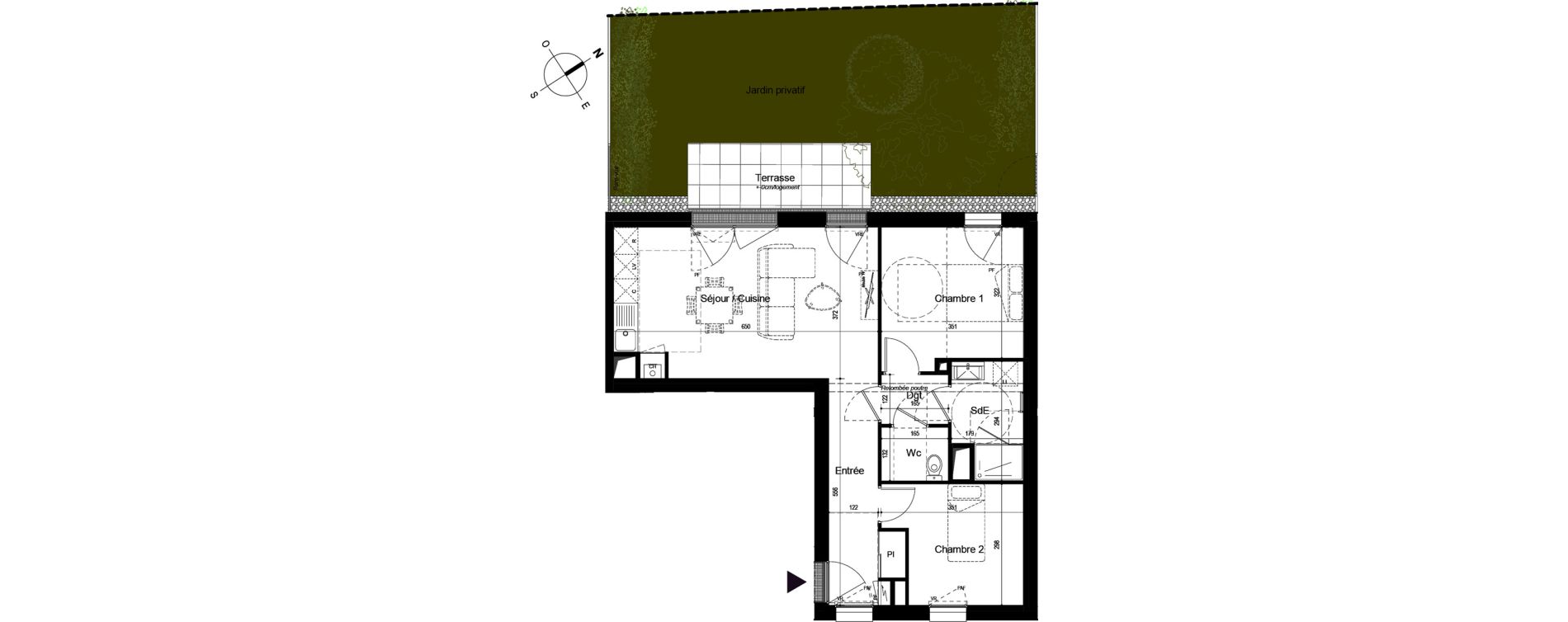 Appartement T3 de 61,01 m2 &agrave; Saint-Jean-De-Monts Centre