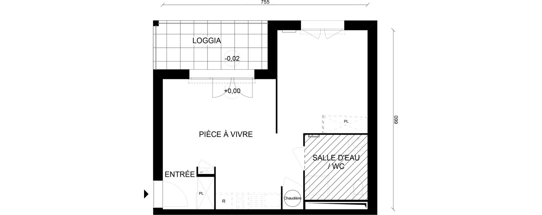 Appartement T1 bis de 40,74 m2 &agrave; Talmont-Saint-Hilaire Talmont st hilaire